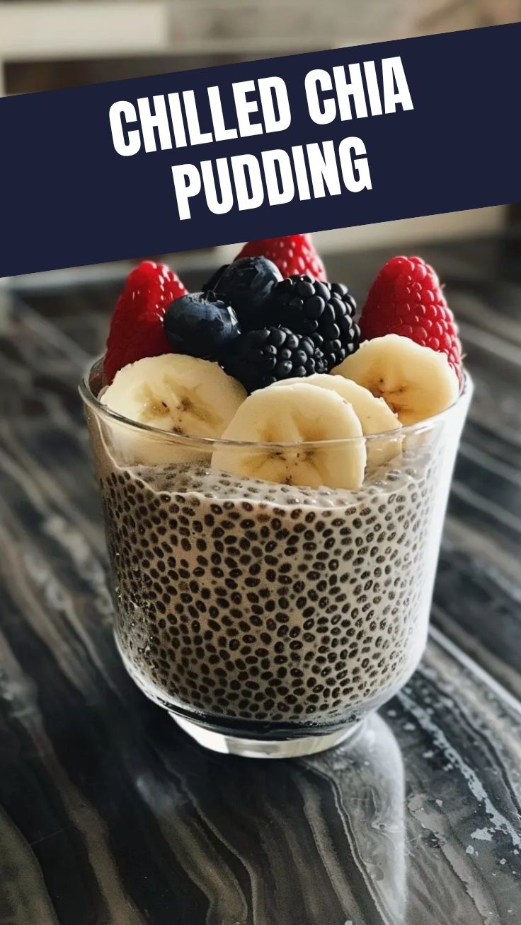 A bowl of creamy chia pudding, ready to be enjoyed as a healthy breakfast or snack.