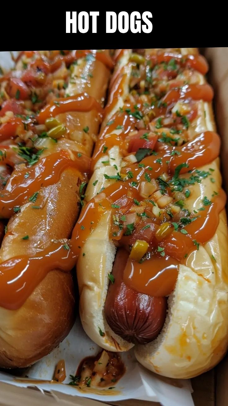 A freshly grilled hot dog in a soft bun, topped with classic condiments.