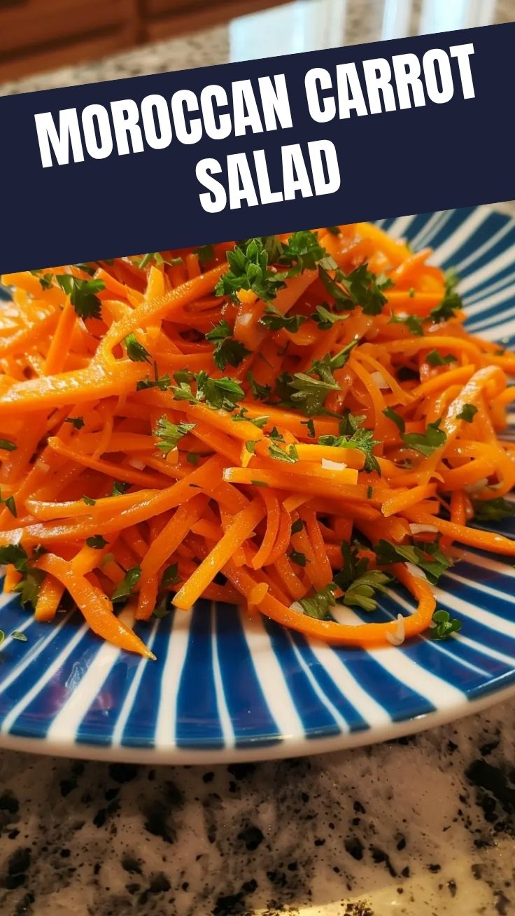 A vibrant bowl of the viral TikTok carrot salad, freshly prepared.