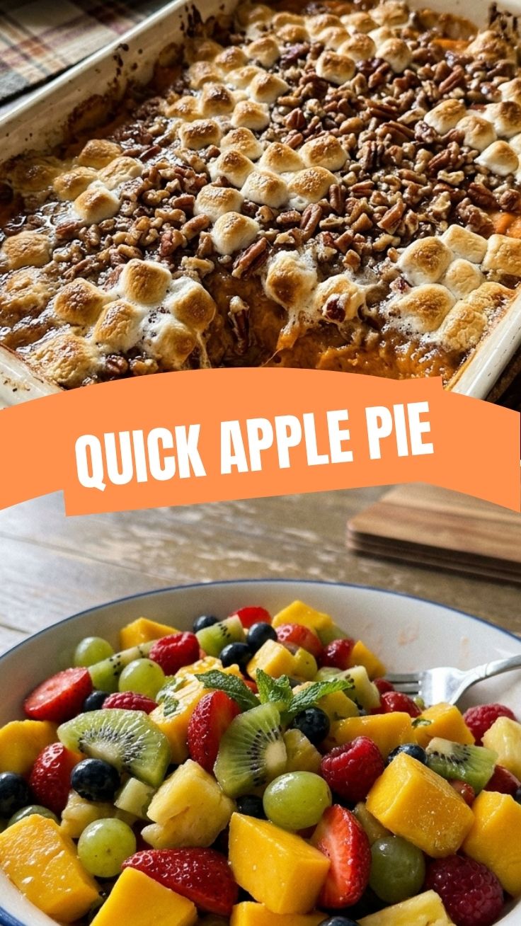 A freshly baked apple pie with a golden, flaky crust on a cooling rack.